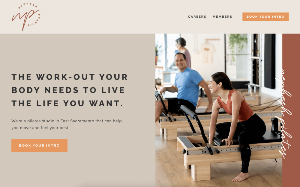 The workout your body needs to live the life you want. We're a pilates studio in East Sacremento that can help you move and feel your best.